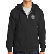 PC90ZHT  Port & Company® Tall Essential Fleece Full-Zip Hooded Sweatshirt