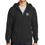 PC90ZHT  Port & Company® Tall Essential Fleece Full-Zip Hooded Sweatshirt